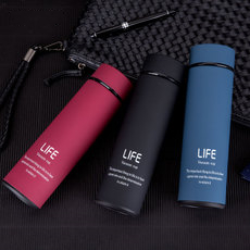 304不銹鋼保溫杯橡膠漆商務(wù)不銹鋼杯life真空保溫廣告杯